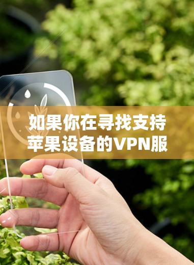 如果你在寻找支持苹果设备的VPN服务，以下是一些常见的VPN选择，这些服务都支持苹果设备