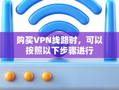 购买VPN线路时，可以按照以下步骤进行