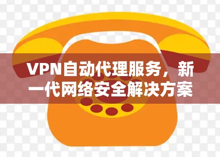 VPN自动代理服务，新一代网络安全解决方案