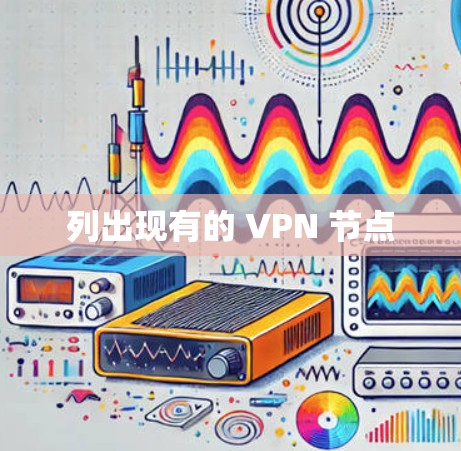 列出现有的 VPN 节点